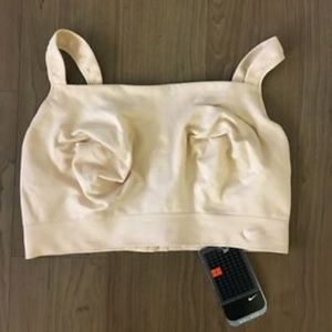 NWT Nike Women's Dri Fit Beige Training Sports Bra
